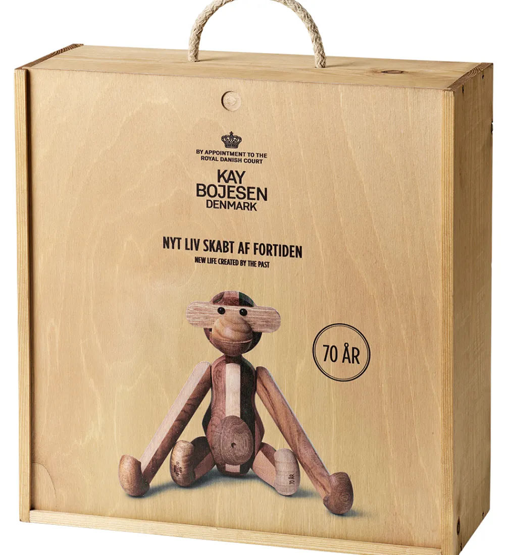 Pyntefigurer-Kay Bojesen Træfigur - Abe - Mellem - Reworked