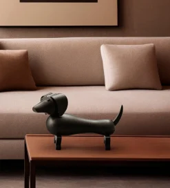 Pyntefigurer-Kay Bojesen Træfigur - Gravhund - Mellem - Mørk Bejdset Eg