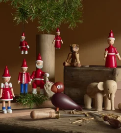 Pyntefigurer|Julepynt-Kay Bojesen træfigur - Jule Ole 17,5 cm - Rød/Blå/Hvid