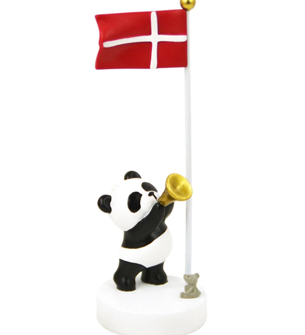 Kids by Friis Pyntefigurer*Bordflag - Panda m. Trompet
