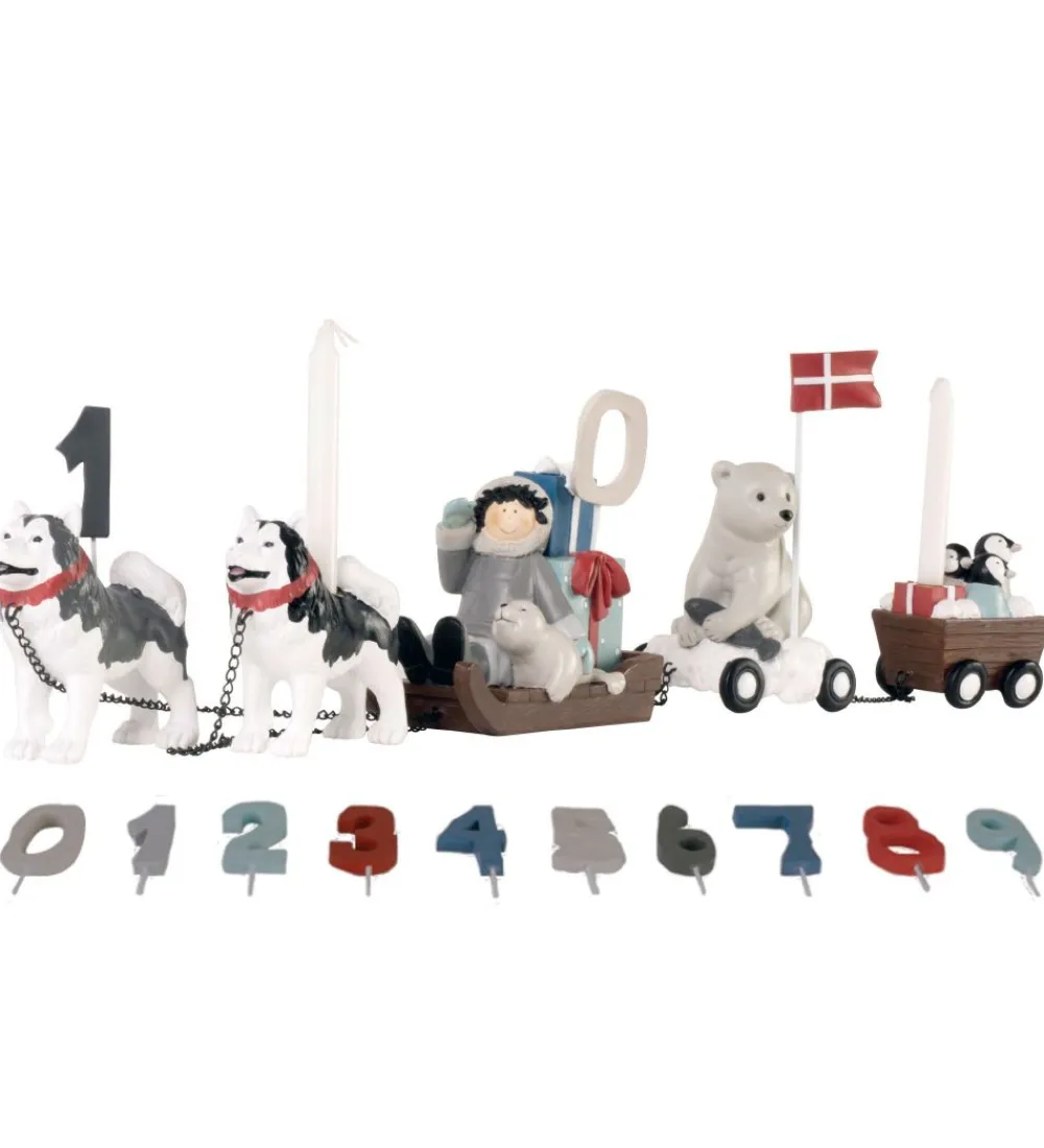 Fødselsdagstoge-Kids by Friis Fødselsdagstog - 45 cm - Hundeslæde