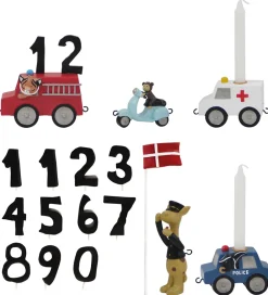 Fødselsdagstoge-Kids by Friis Fødselsdagstog - Biler m. 11 tal