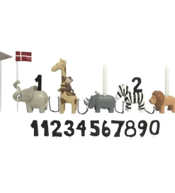 Fødselsdagstoge-Kids by Friis Fødselsdagstog - 45 cm - Safaridyr