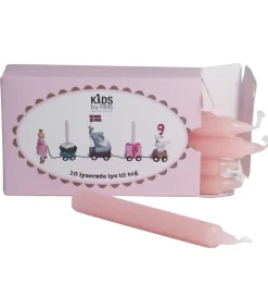 Kids by Friis Fødselsdagstoge*Lys til Fødselsdagstog - 10 stk - Lyserød