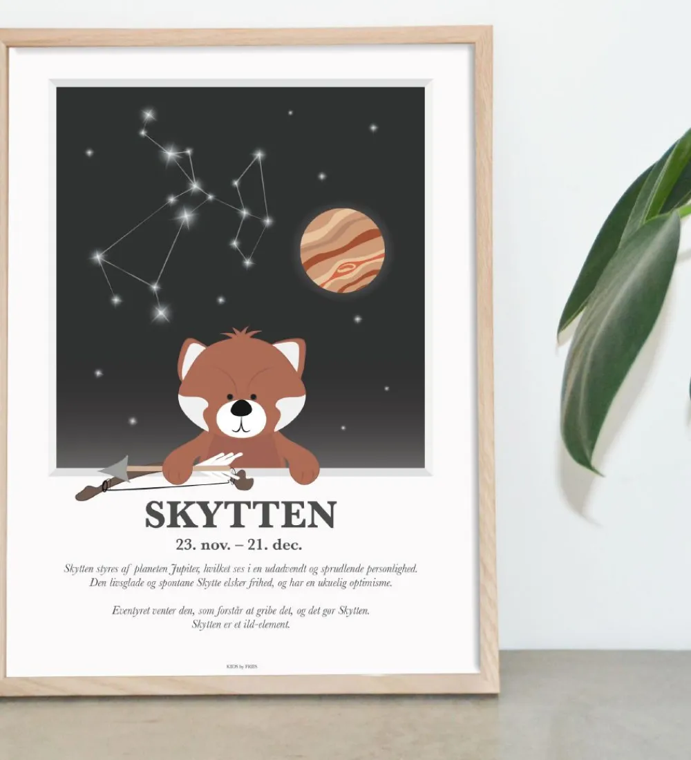 Plakater Og Billeder-Kids by Friis Plakat - Stjernetegn - Skytten