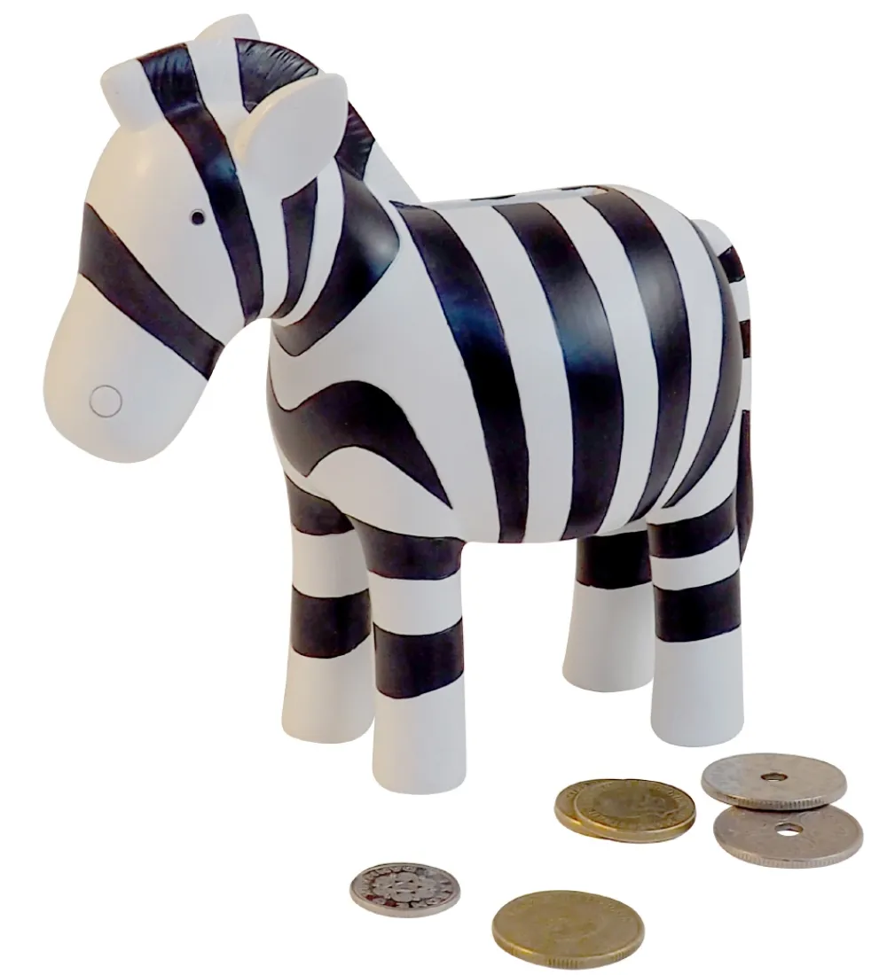 Kids by Friis Sparegrise*Sparebøsse - 16x15x7 - Zebra