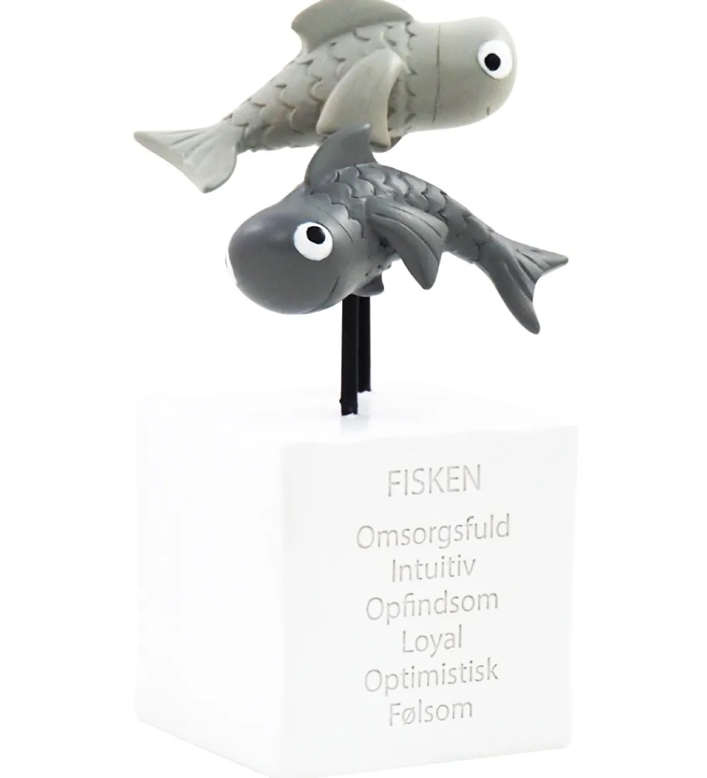 Kids by Friis Sparegrise*Sparebøsse - 6x6x13 cm - Fisken