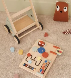Kids Concept Gåvogne*Gåvogn - Edvin - Træ/Blå