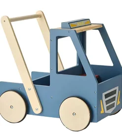 Kids Concept Gåvogne*Gåvogn - Træ - Lastbil - Aiden - Blå