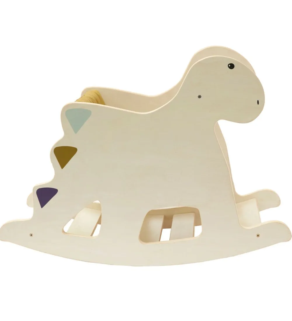 Kids Concept Gyngeheste*Gyngehest - Træ - Dinosaur