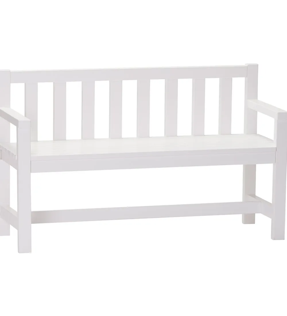Kids Concept Bænke|Borde*Havesæt - Træ - 90x33x55/60x35x45 cm - Hvid