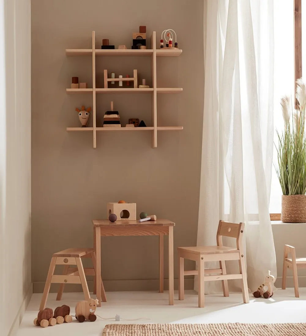 Kids Concept Hylder*Hylde - 70x70 cm - Saga Blonde - Træ