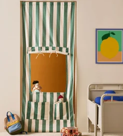 Legetelte|Legetelte-Kids Concept Kiosk-Dør - Stripe Green