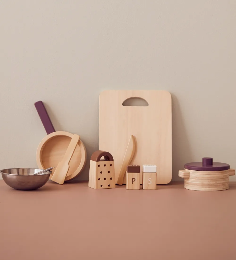 Legekøkken Og Legemøbel-Kids Concept Køkkensæt - Bistro - Natur
