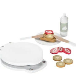 Kids Concept Legekøkken Og Legemøbel*Legemad - Bistro - Vaffeljern m. Tilbehør
