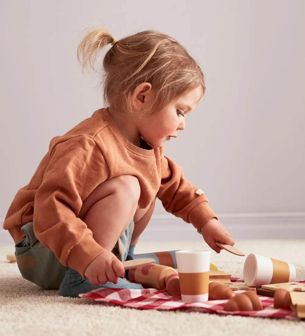 Kids Concept Legemad*Legemad - Picnic sæt - Træ