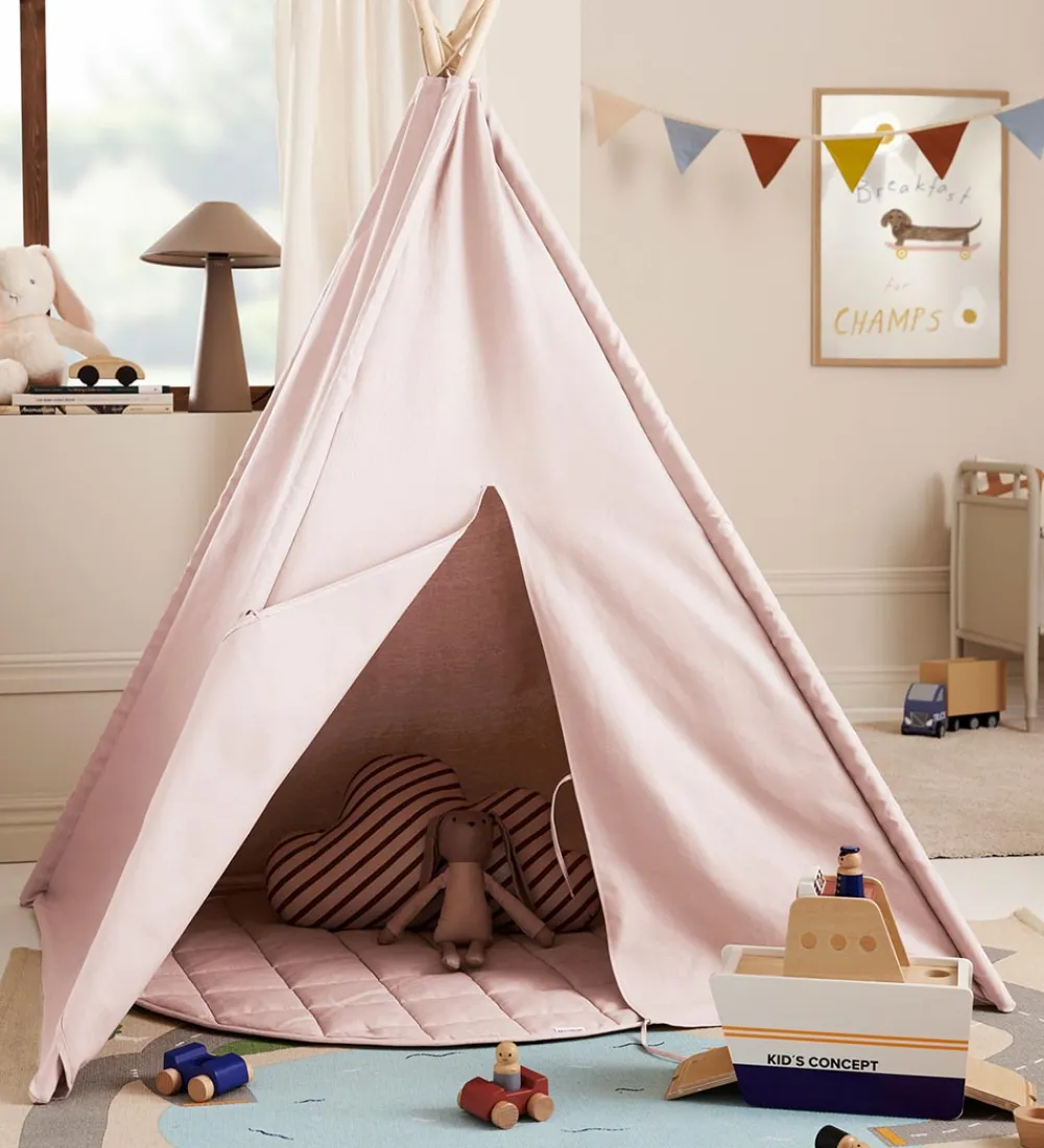 Legetelte|Legetelte-Kids Concept Legetelt - Tipi - Rosa