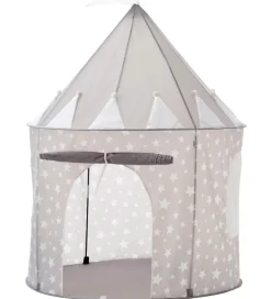 Kids Concept Legetelte|Legetelte*Legetelt - 100x130 cm - Grå m. Stjerner