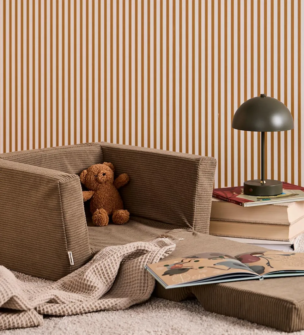 Kids Concept Stole*Lænestol/Legemadras - Foldbar - 42x44x38 cm - Fløjl