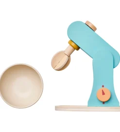 Kids Concept Trælegetøj|Rolleleg*Røremaskine - Træ - 17 cm - Blå
