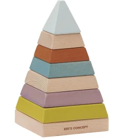 Stablelegetøj-Kids Concept Stabletårn - Plocktorn Pyramid - Neo - Multi