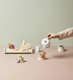 Kids Concept Legekøkken Og Legemøbel*Tesæt - Bistro - Pastel