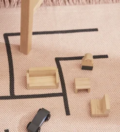 Kids Concept Legetæpper Og Legegulve*Tæppe - Geometrisk - Rosa