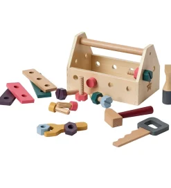 Legeværktøj-Kids Concept Trælegetøj - Værktøjskasse - Træ