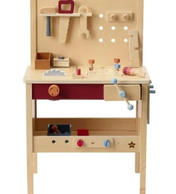 Legeværktøj|Legekøkken Og Legemøbel-Kids Concept Værktøjsbænk - 39 dele - Træ