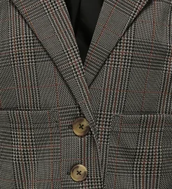 Kids Only Konfirmationstøj|Jakkesæt Og Blazers*Blazer - KogFine - Seal Brown/Libra Checks