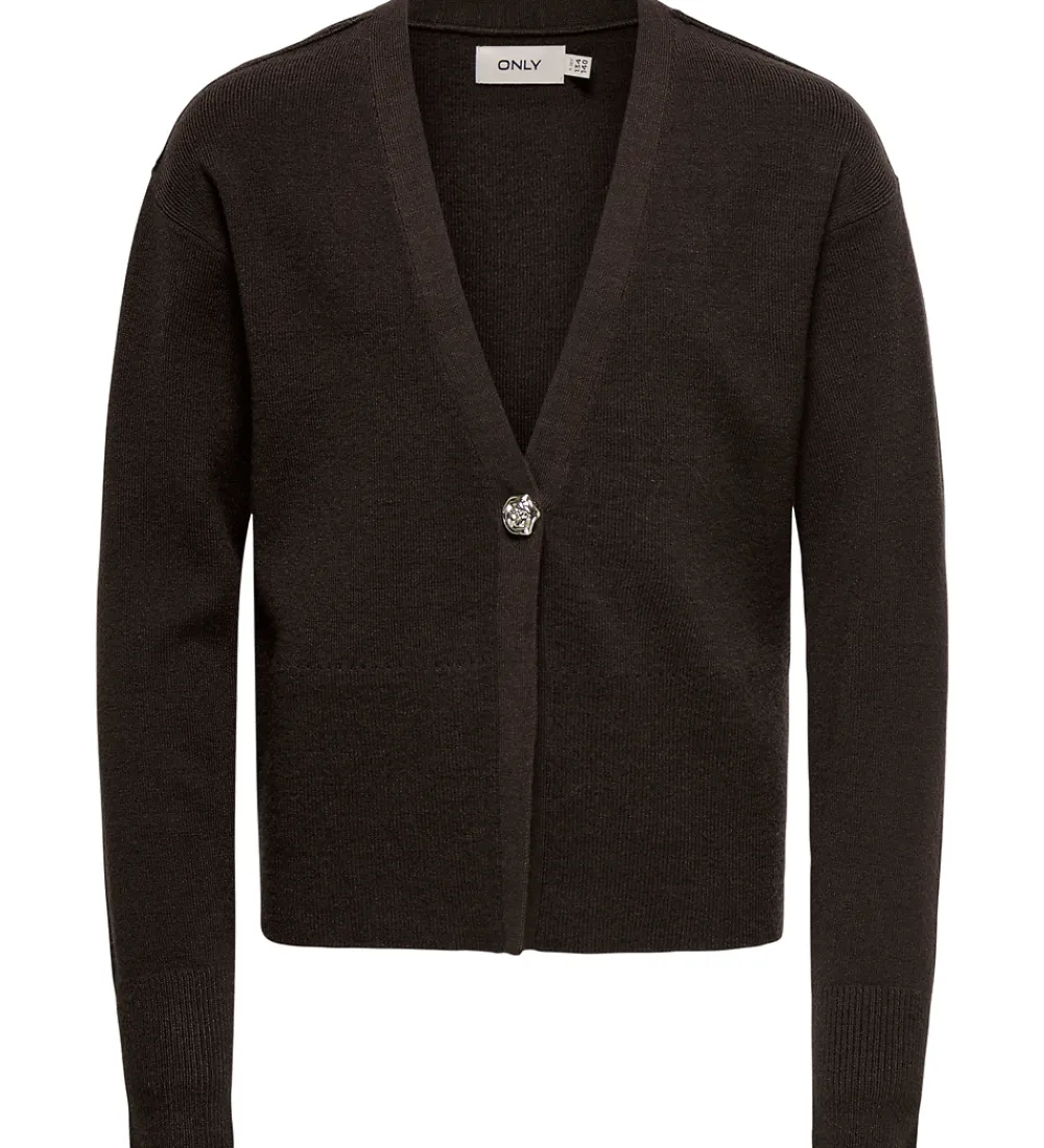 Cardigans-Kids Only Cardigan - Strik - Viskoseblanding - KogKatia - Black