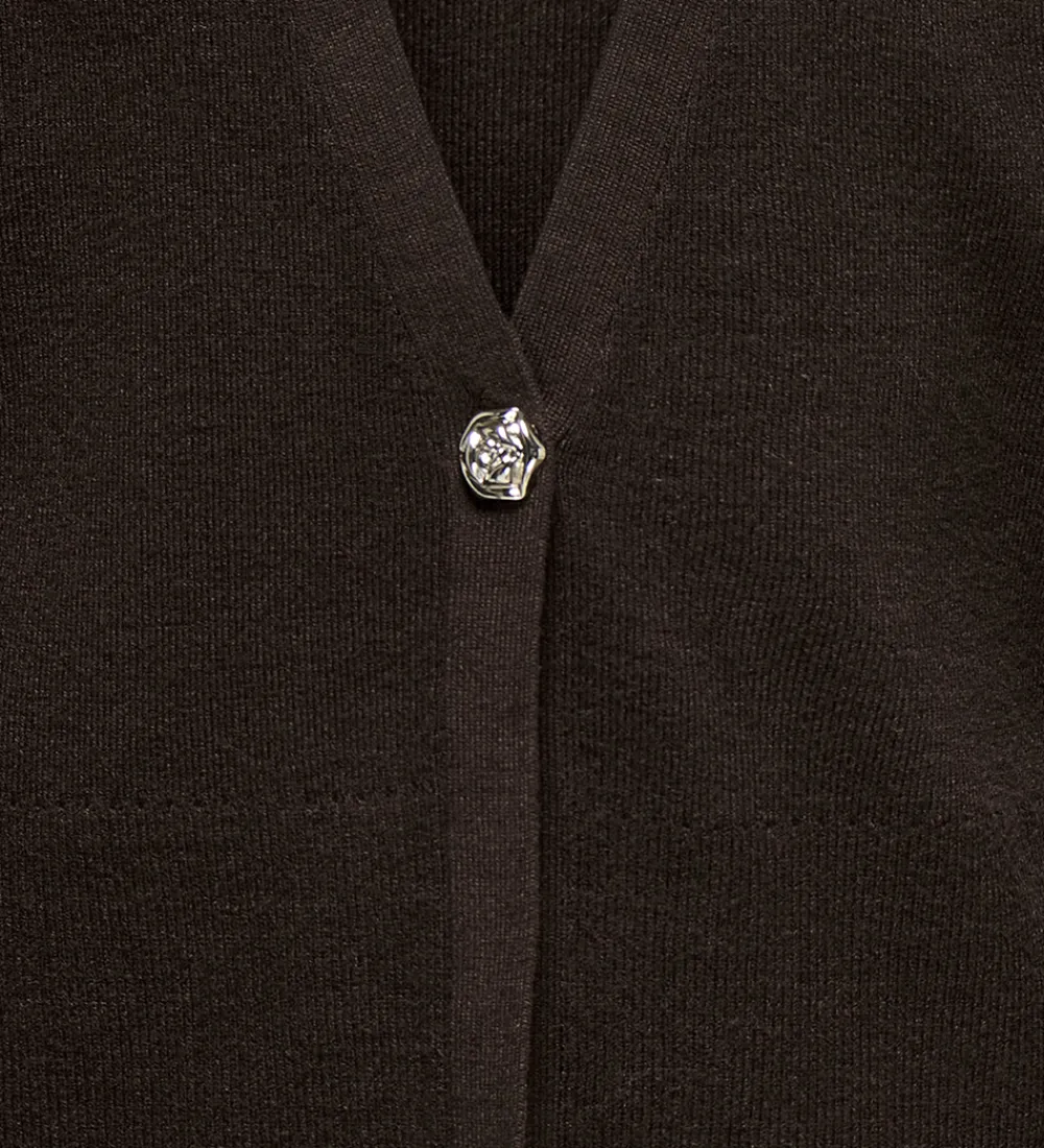 Cardigans-Kids Only Cardigan - Strik - Viskoseblanding - KogKatia - Black