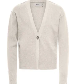 Cardigans-Kids Only Cardigan - Strik - Viskoseblanding - KogKatia - Birch/