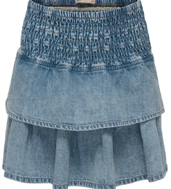 Kids Only Nederdele*Denimnederdel - KogPaula - Light Blue Denim