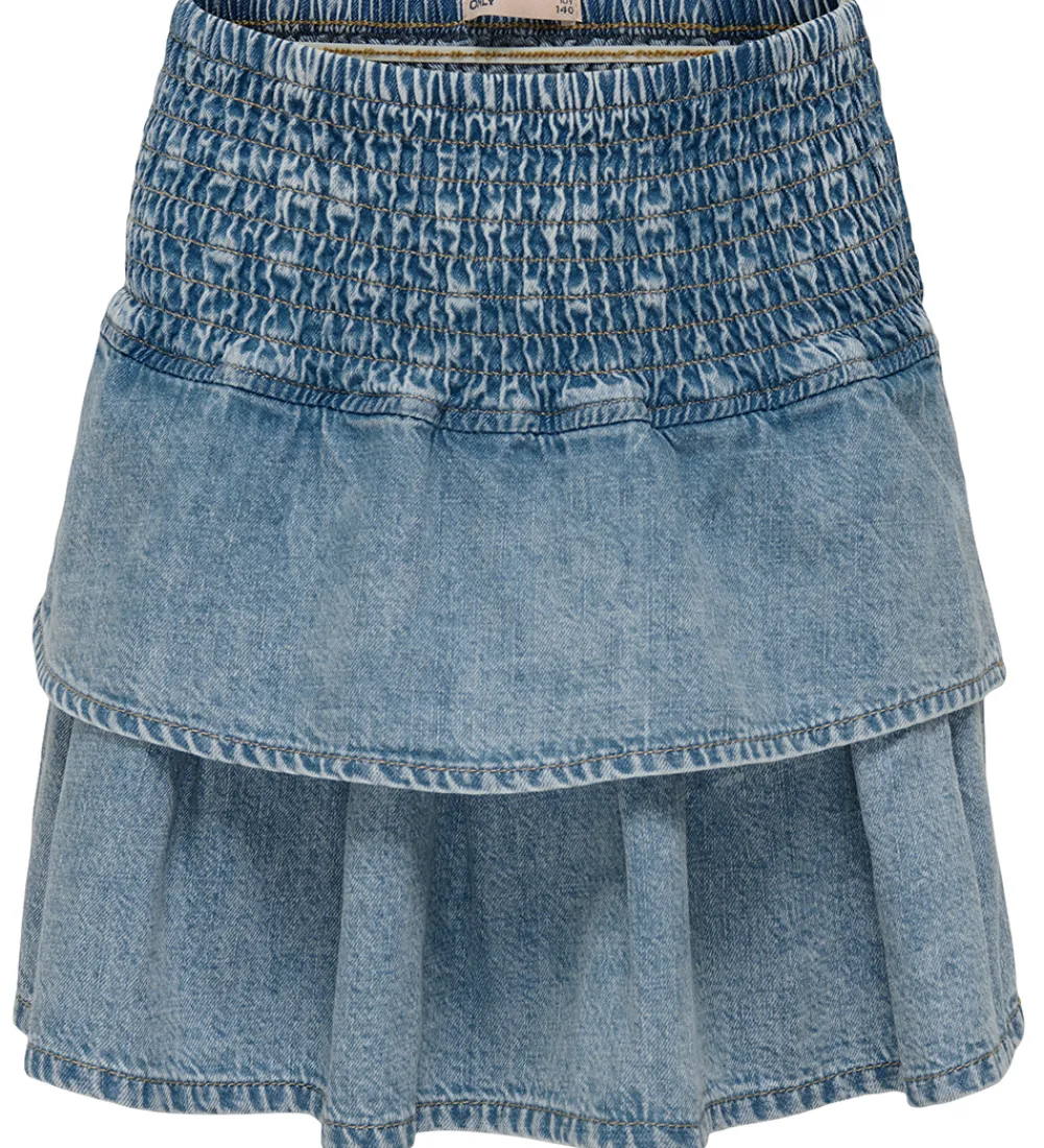 Kids Only Nederdele*Denimnederdel - KogPaula - Light Blue Denim