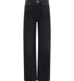 Kids Only Bukser Og Jeans|Pigetøj*Jeans - KogCobain - Rhinestone - Washed Black