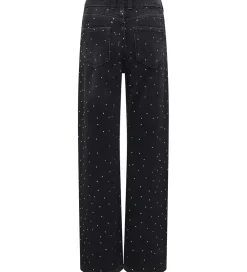 Kids Only Bukser Og Jeans|Pigetøj*Jeans - KogCobain - Rhinestone - Washed Black