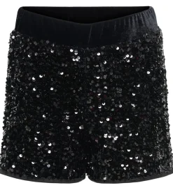 Kids Only Shorts Og Knickers*Shorts - KogConfidence - Sort m. Palietter
