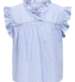 Toppe-Kids Only Top - KogDaimi - Cashmere Blue/White