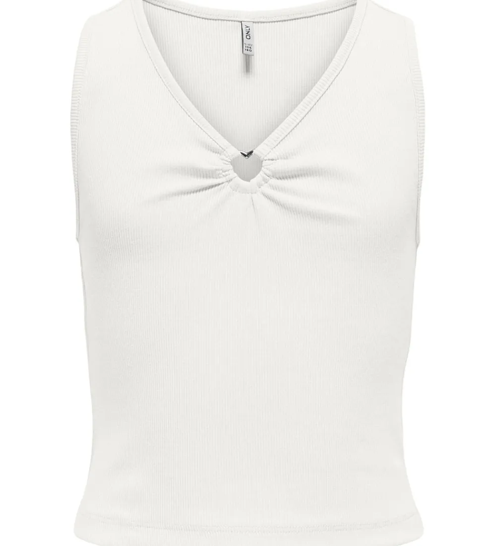 Toppe-Kids Only Top - KogNessa - Rib - Cloud Dancer