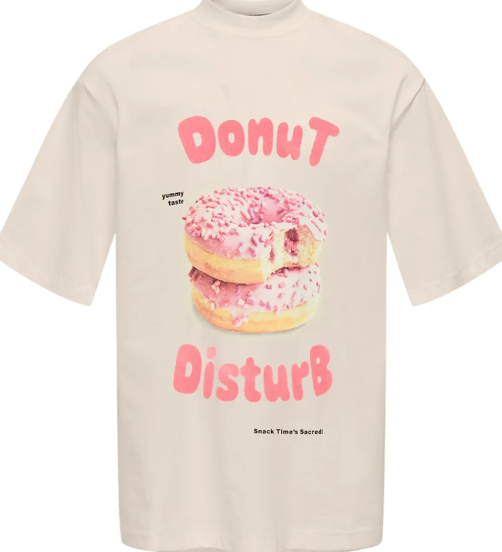 T-Shirts-Kids Only T-shirt - KogBabette - Birch/Donut