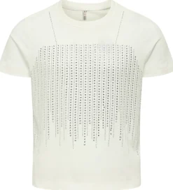 T-Shirts-Kids Only T-shirt - KogBillie - Stone Top - Cloud Dancer/ Rhines