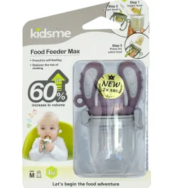 KidsMe Spisetid*Food Feeder Max - Medium - Plum