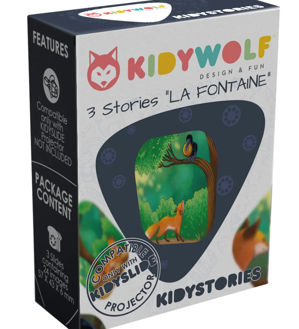 Lommelygter-Kidywolf Historie - Til Lommelygte - La Fontaine - Kidystories
