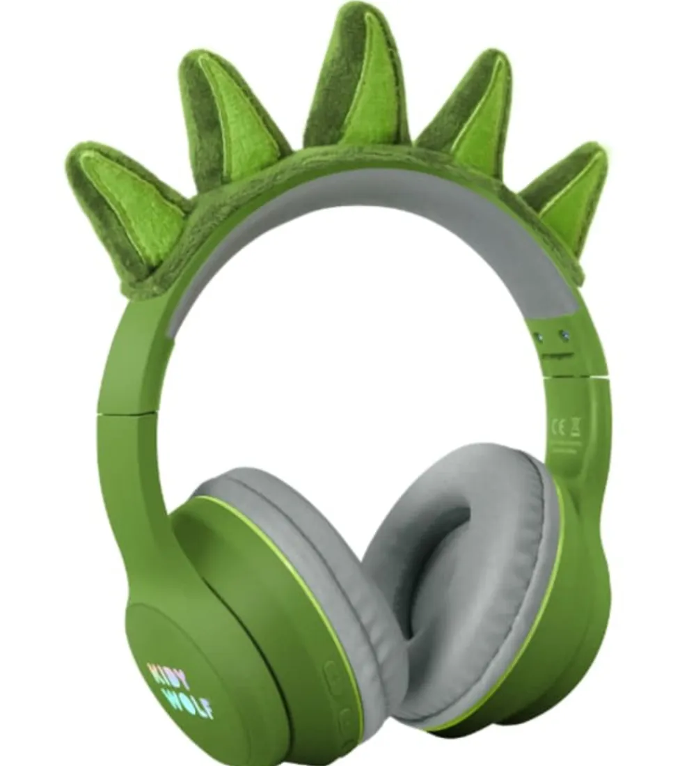 Høretelefoner-Kidywolf Høretelefoner - Bluetooth - Dinosaur