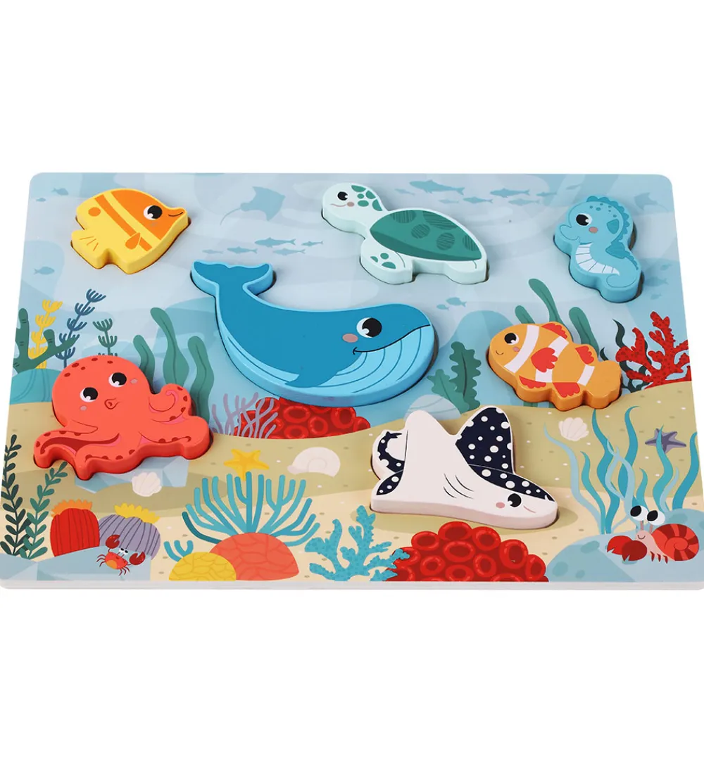Trælegetøj-Kinder and Kids Puslespil - Træ - Ocean