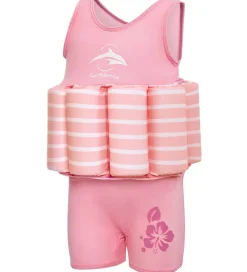 Svømmeveste-Konfidence Svømmedragt - UV40+ - Pink/Breton