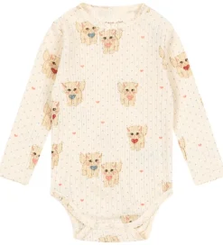 Konges Sløjd Bodyer*Body l/æ - Minnie - Miao Amore m. Hulmønster