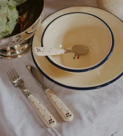Konges Sløjd Spisetid|Børnebestik*Børnebestik - Navy Dots