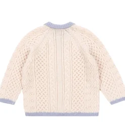 Striktrøjer-Konges Sløjd Cardigan - Emma - Uld - Strik - Off White